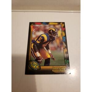 Todd Lyght 1991 Wild Card Premier Edition #155 - RC Rookie Card - Rams - NFL